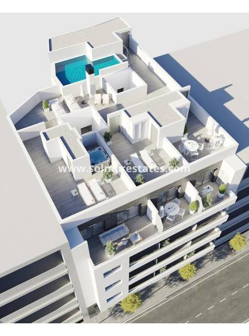 Appartement - Nieuw gebouw - Torrevieja - Centro