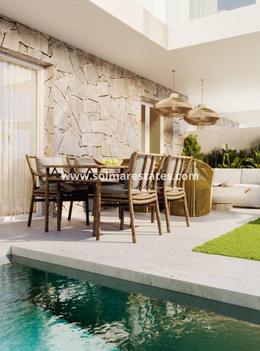 Half vrijstaand huis - Nieuw gebouw - Mojacar - Playa de la Mena