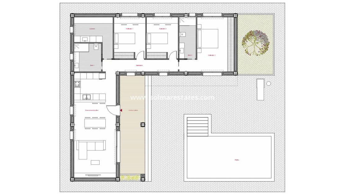 Nouvelle construction - Villa individuelle - Pinoso