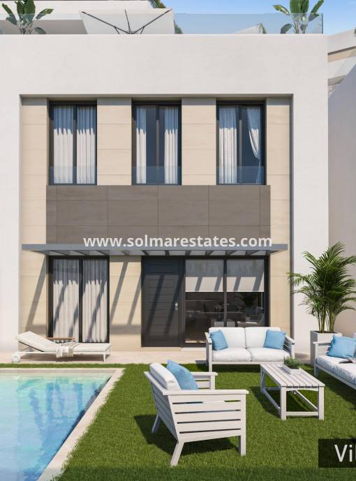 Villa independiente - Nueva construcción  - Aguilas - Playa del Hornillo