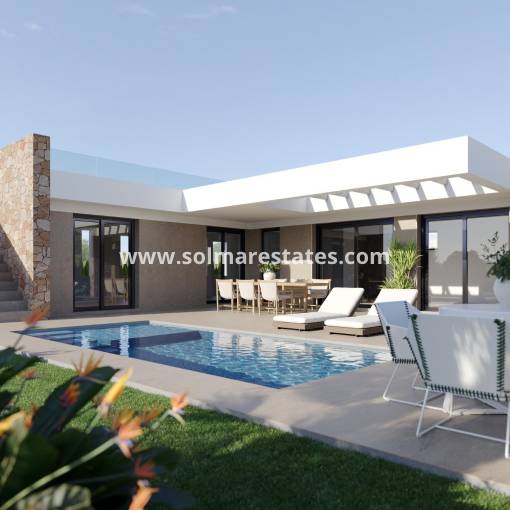 Villa independiente - Nueva construcción  - Fuente Álamo - N-83155