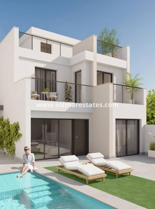 Villa independiente - Nueva construcción  - Los Alcazares - Playa la Atascadera