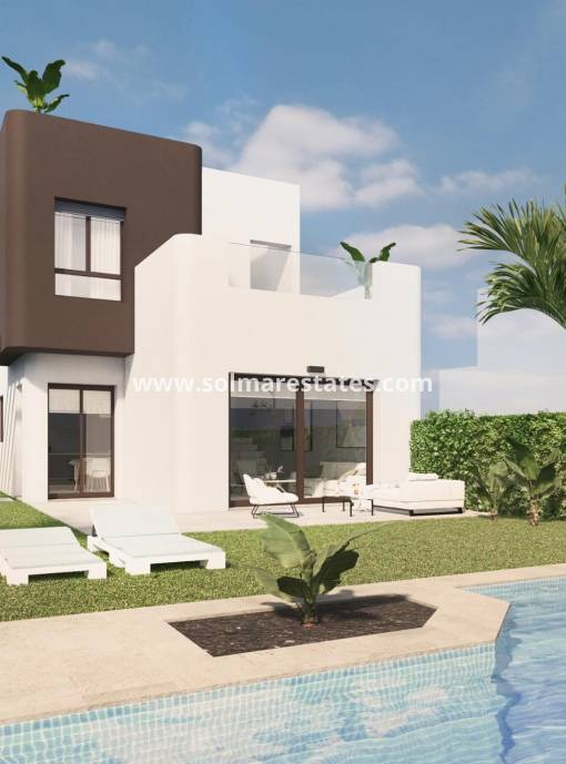 Villa independiente - Nueva construcción  - Pilar De La Horadada - Lo Romero Golf