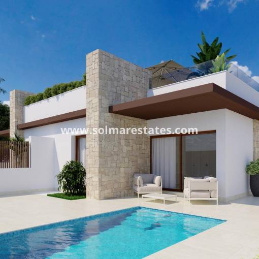 Villa independiente - Nueva construcción  - Vistabella Golf - N-25323